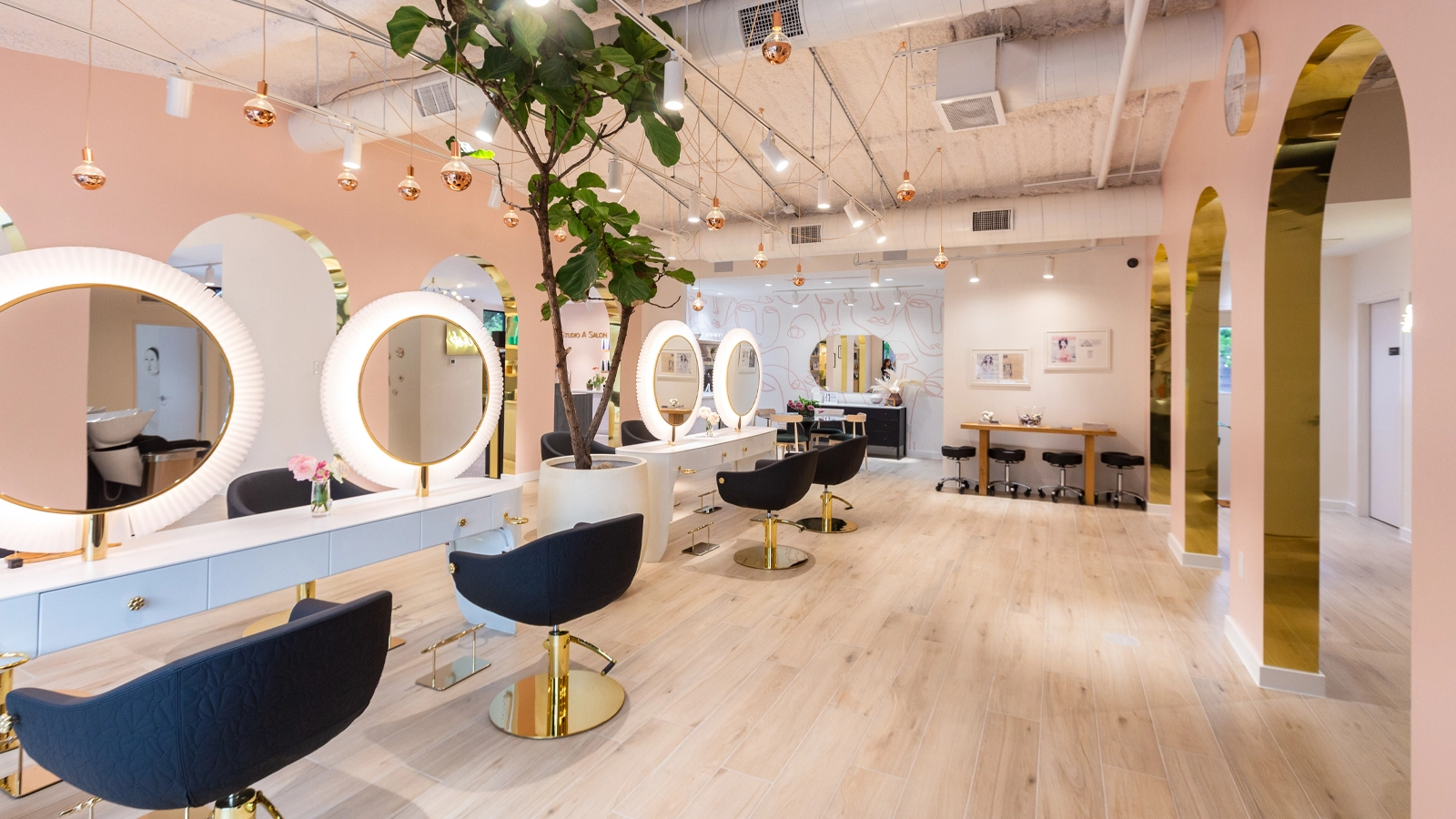 Gallery Salon: salons equipped with Gamma & Bross products