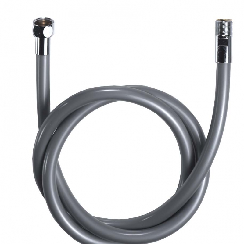 Grey PVC Flexible hose 120 cm