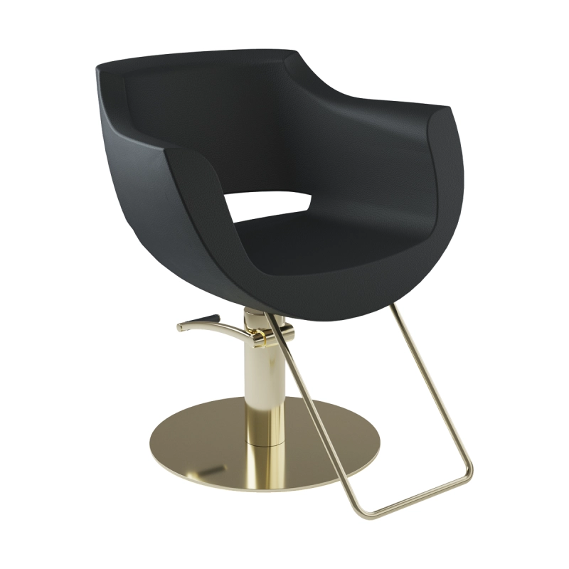 Salon Styling Chair Clust Supergold Black