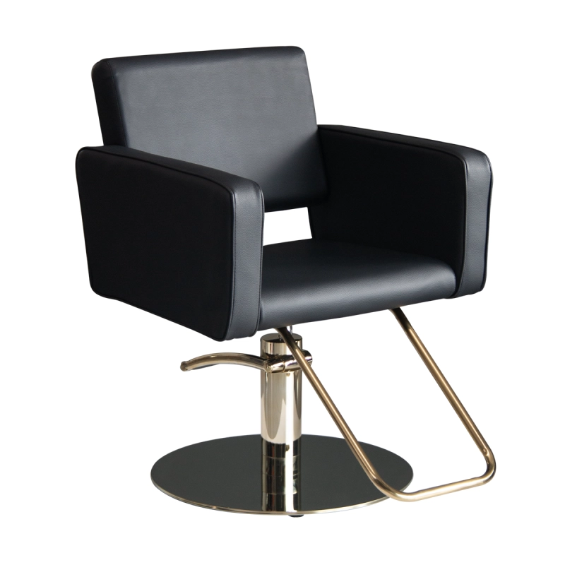 Salon Styling Chair Midnight Black Supergold