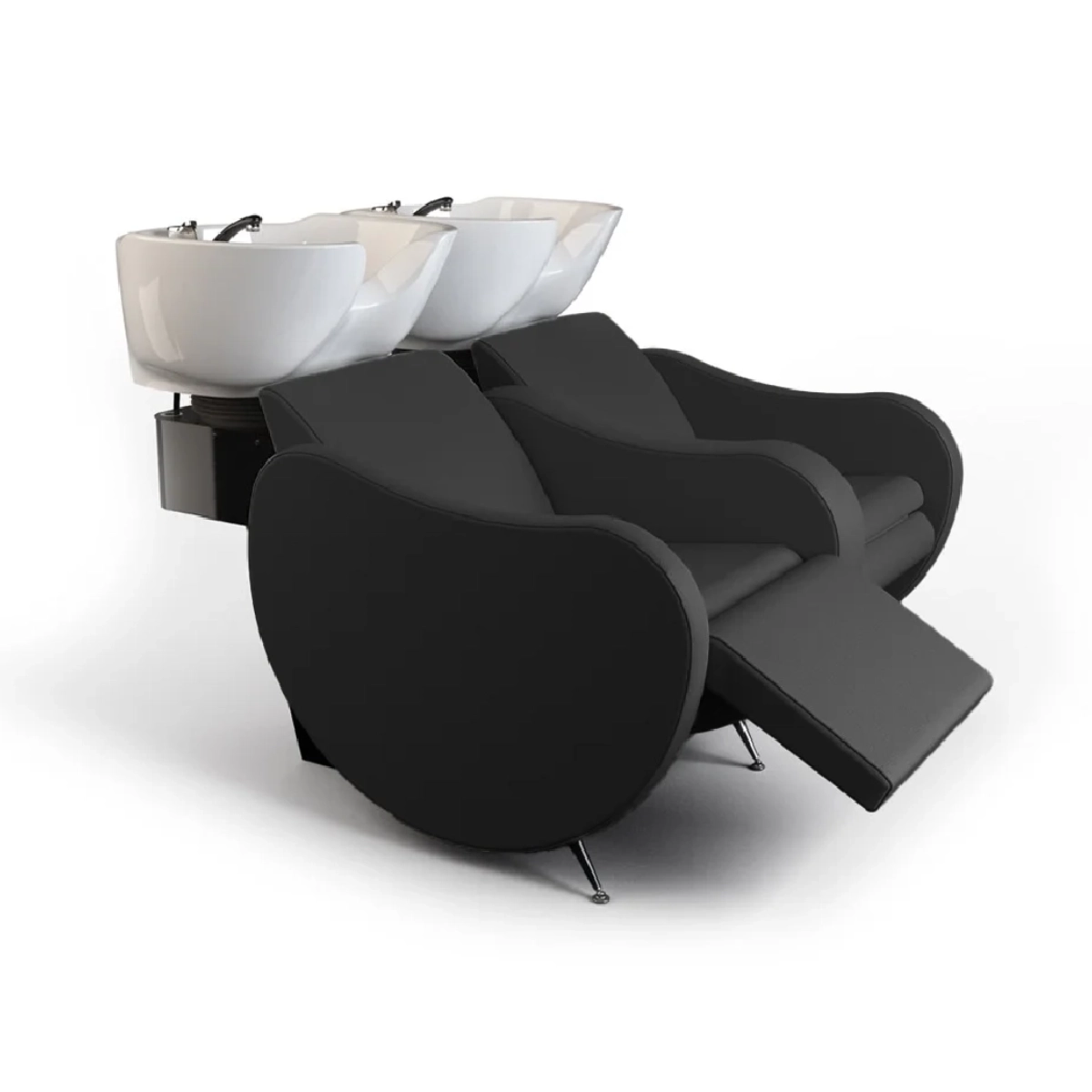 Friseur-Waschanlage Mambowash 2P Black 