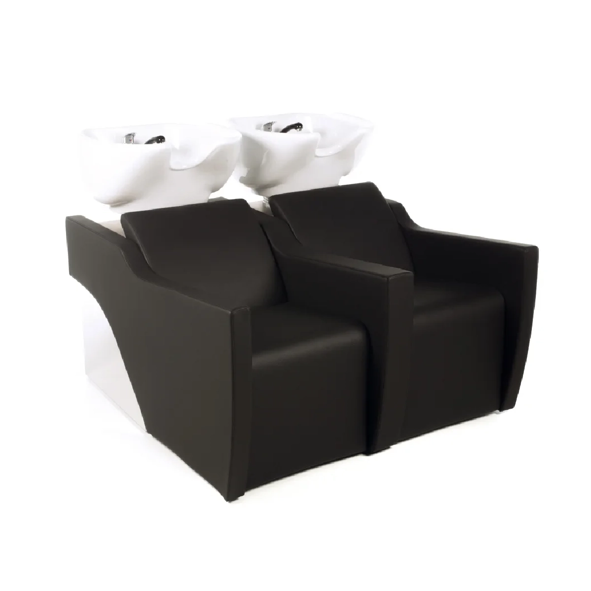 Lavatesta per Parrucchieri Flatiron 2P Shiatsu Black 