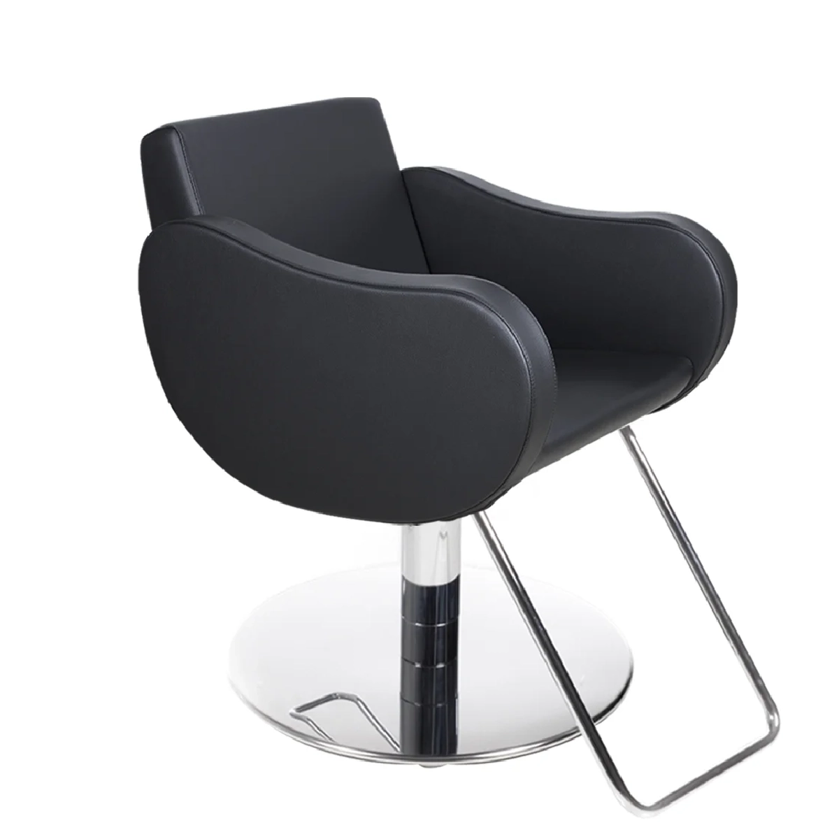 Friseurstuhl Fifties Roto Black  