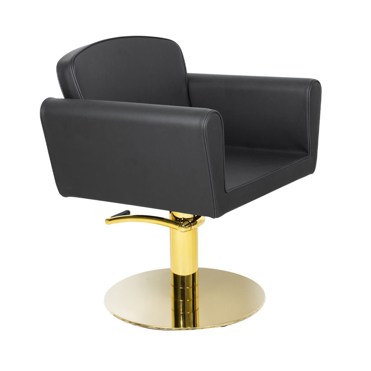 Friseurstuhl Blueschair Supergold Black 