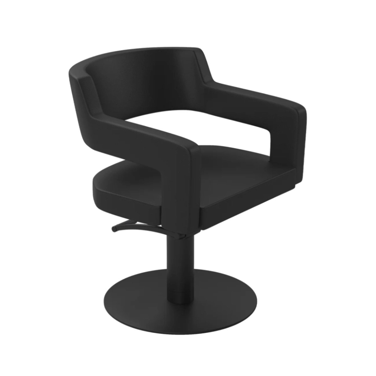 Sillón de peluquería Creusa Superblack Black 