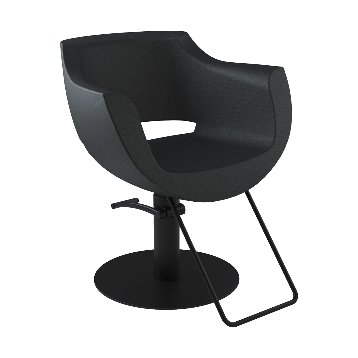 Salon Styling Chair Clust Superblack Black 