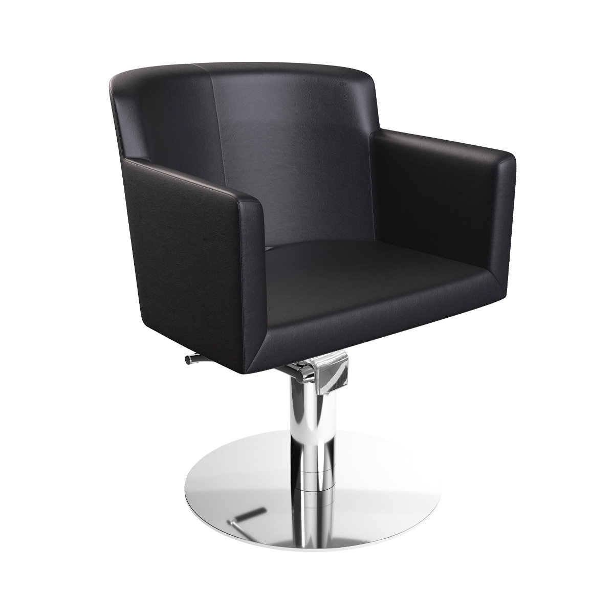 Friseurstuhl Dorian Supersilver Black  