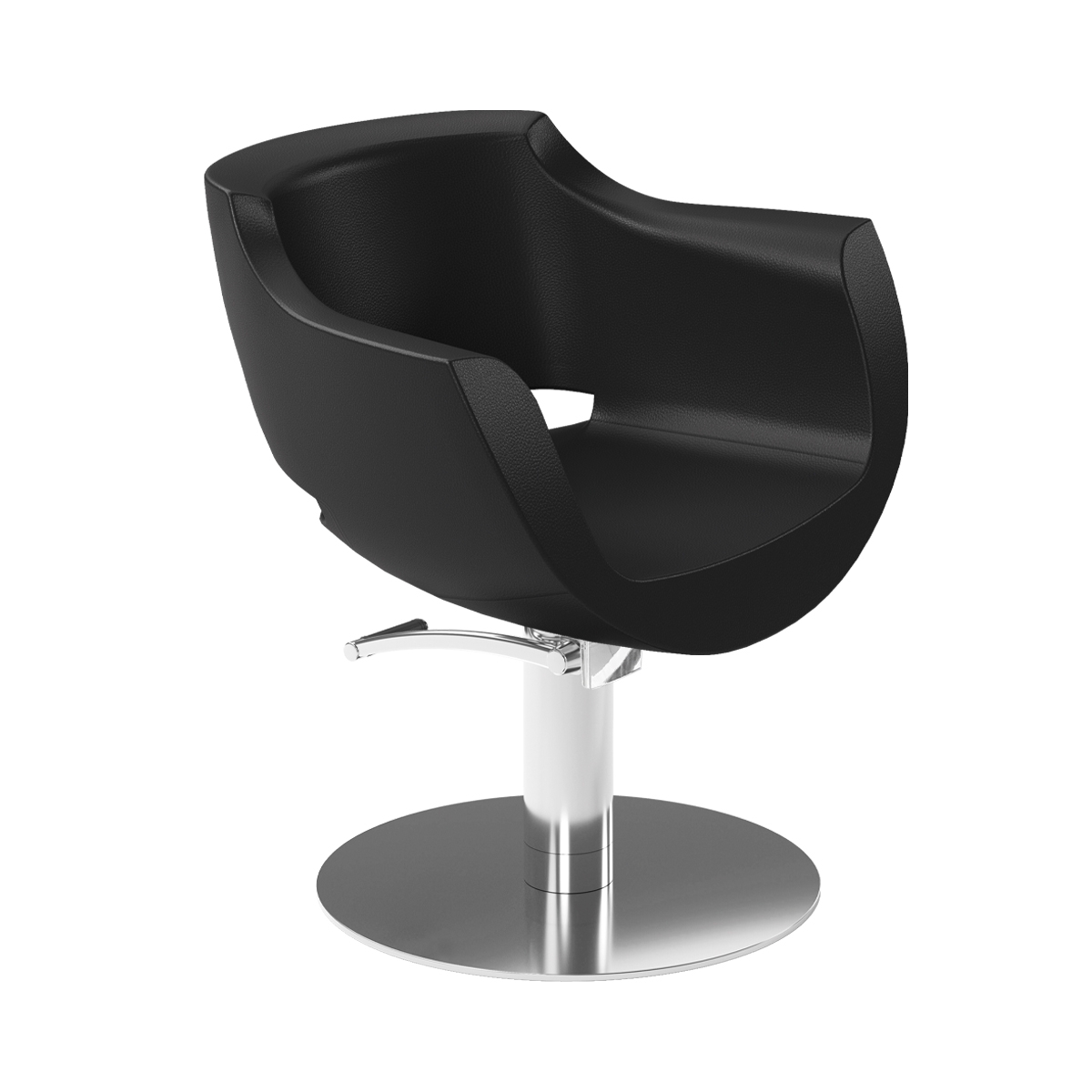 Sillón de peluquería Clust Supersilver Black  