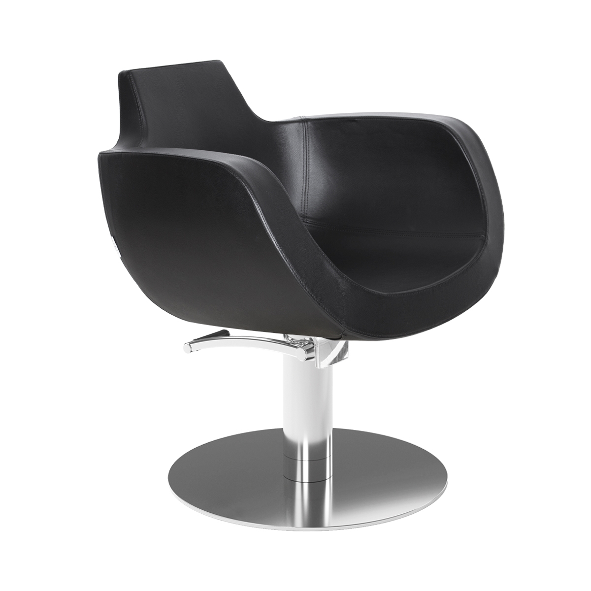 Friseurstuhl Aureole Supersilver Black  