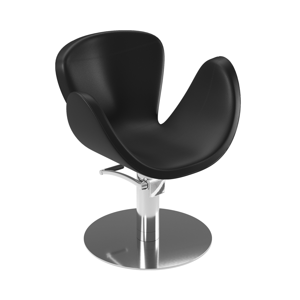 Friseurstuhl Rikka Anniversary Supersilver Black  