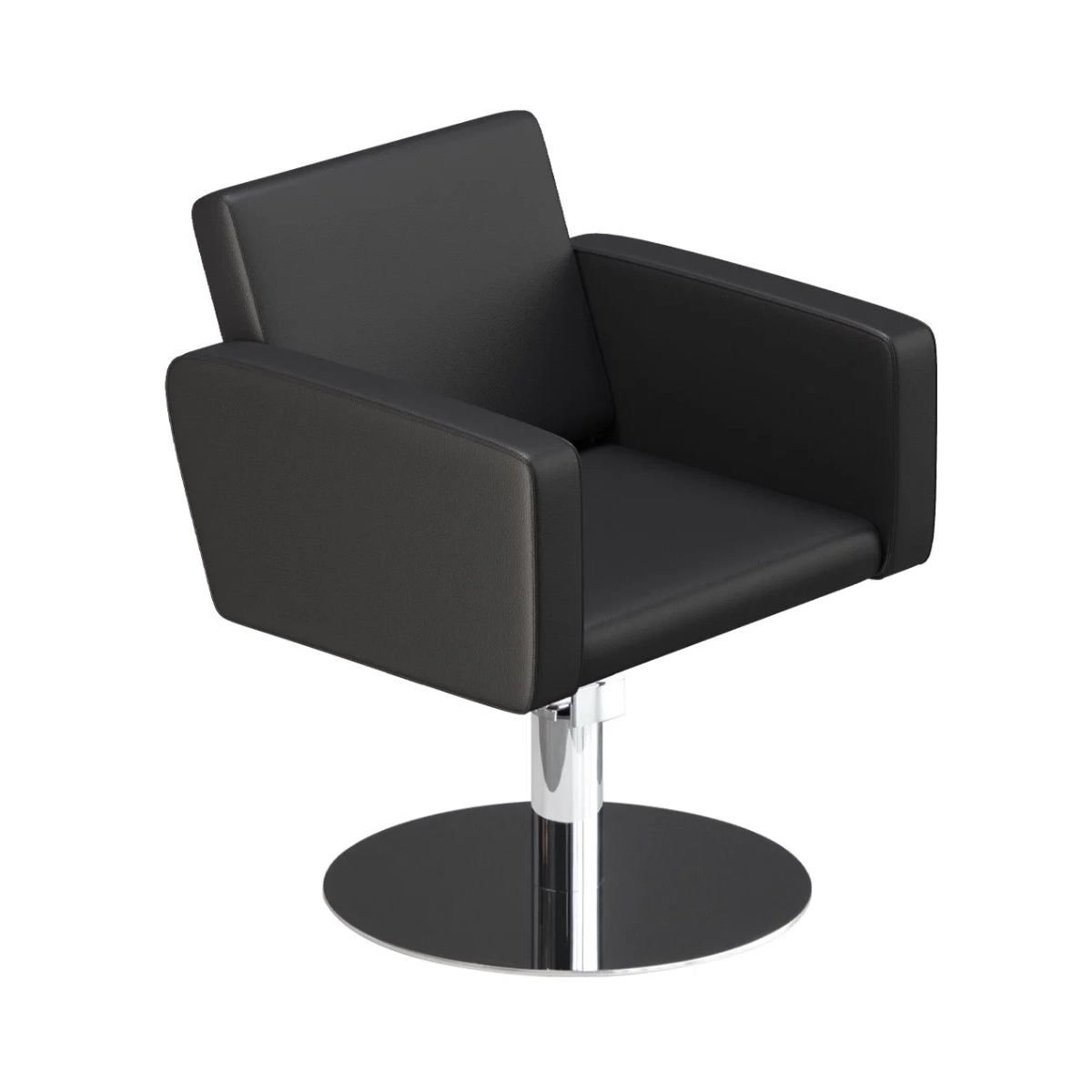 Salon Styling Chair Midnight Black Supersilver  