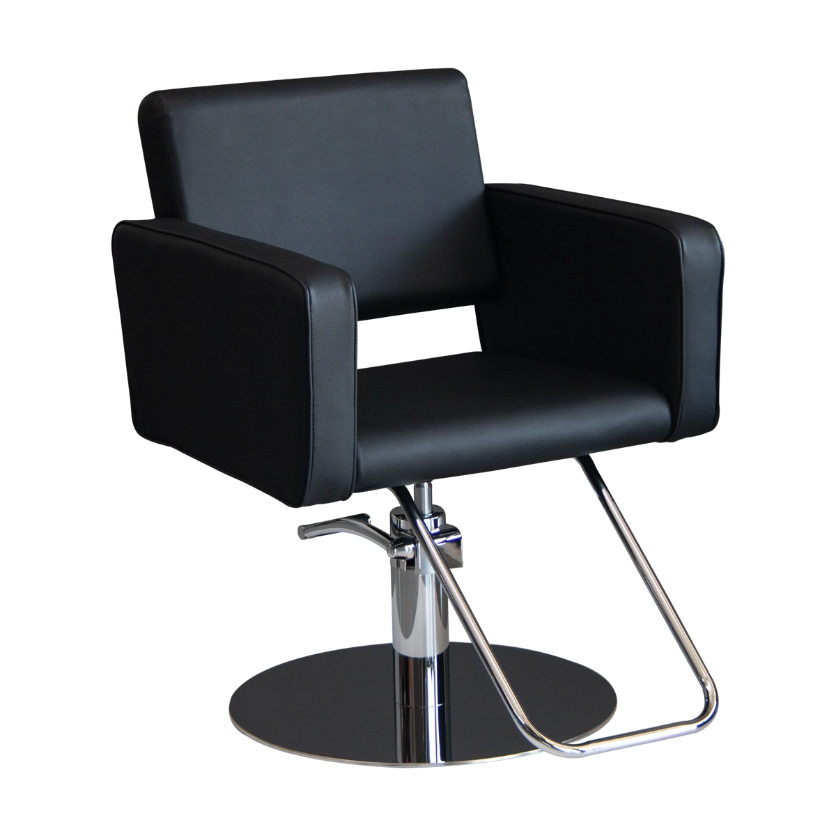 Salon Styling Chair Midnight Black Supersilver  
