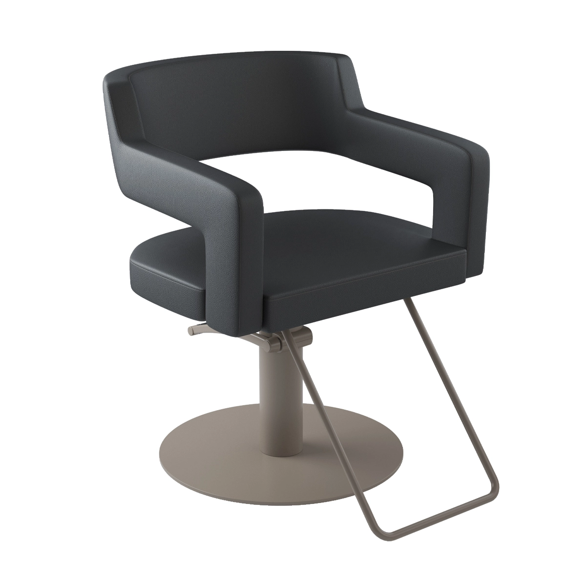 Salon Styling Chair Creusa Supercolor Black 