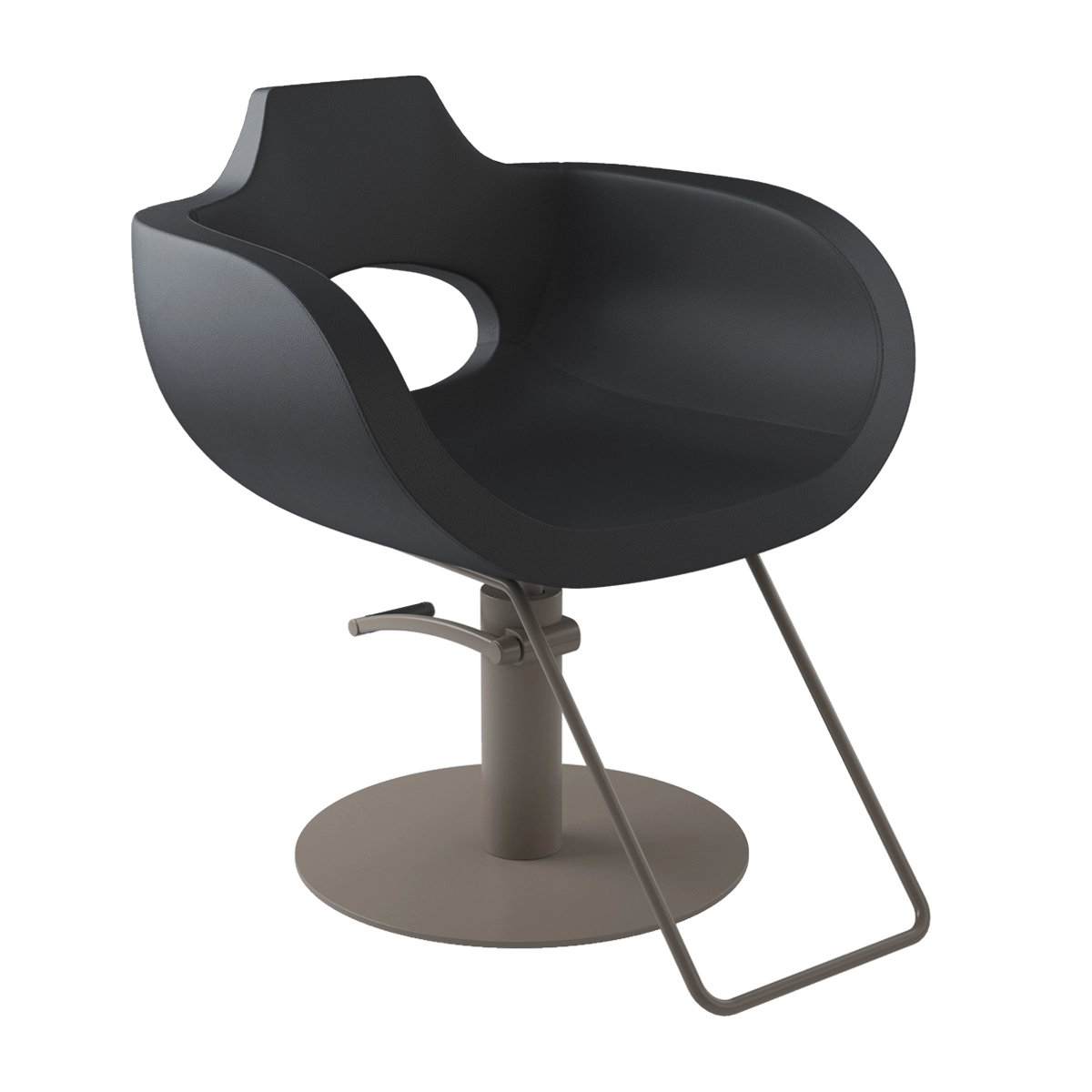 Salon Styling Chair Aureole Supercolor Black 